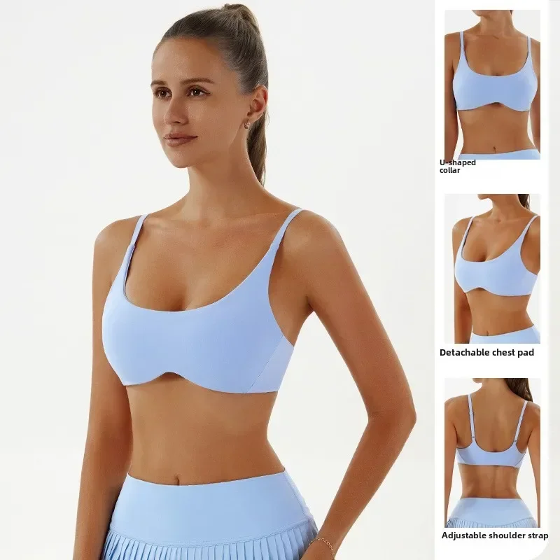 

Fashion Casual Tight Back Yoga Bra Quick Drying Sports Underwear Pilates Fitness Wear Vest Top Women Clothing