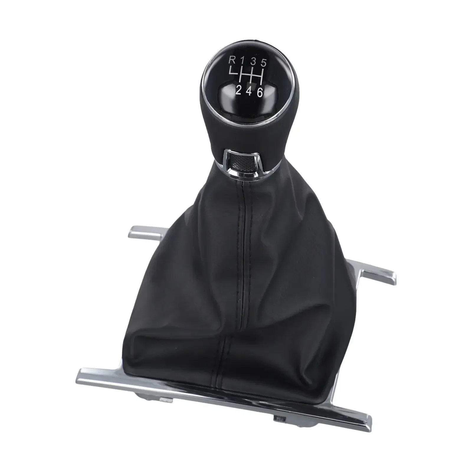 Color Difference Notice Leather Knob Gear Lever Cover Professional Installation Recommended Sleek Appearance ABS Plastic