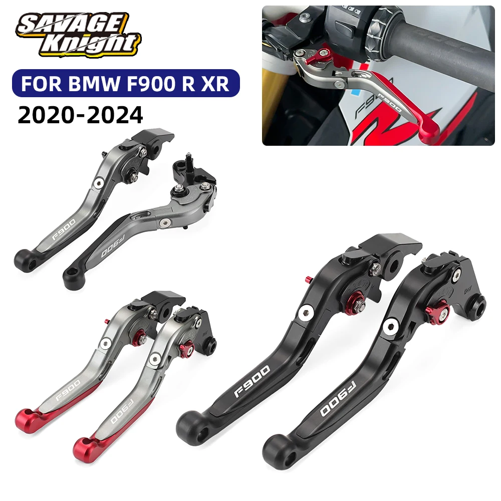 2020-2024 For BMW F900 F900R F900XR CNC Foldable Brake Clutch Levers Extendable F 900R 900XR K83 K84 Handle Control Lever Kit