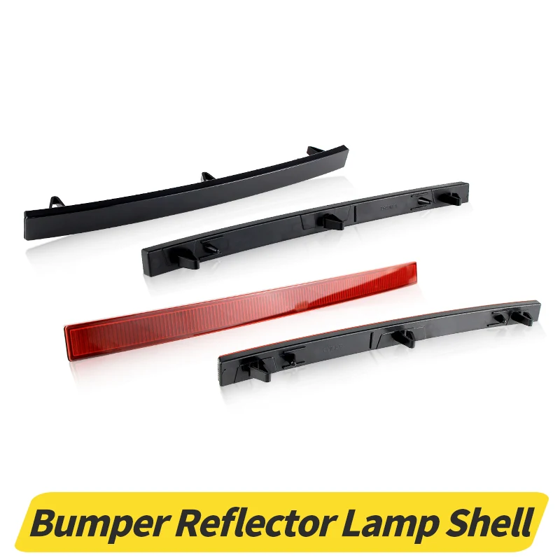 2PCS For 2014-2019 Chevrolet Corvette C7 Smoked/Red Lens Car Rear Bumper Reflector Tail Brake Light Cover Shell No Bulb 84031888