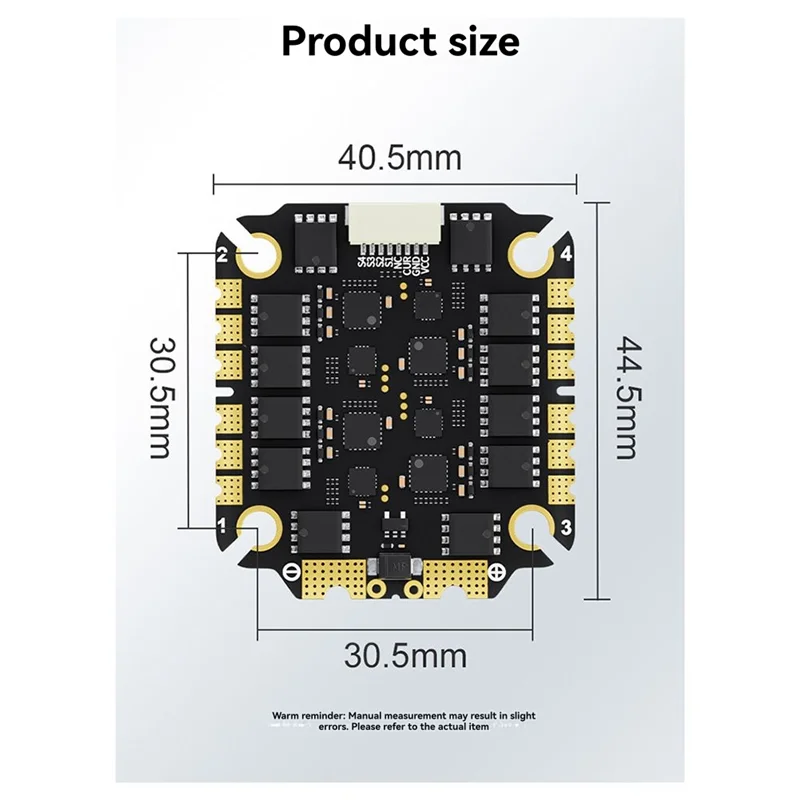 3-8S 32Bit 75A 4-IN-1 ESC AA08-3075S 3075 V2 AM32 FPV 4-In-1 ESC Cross-Country ESC