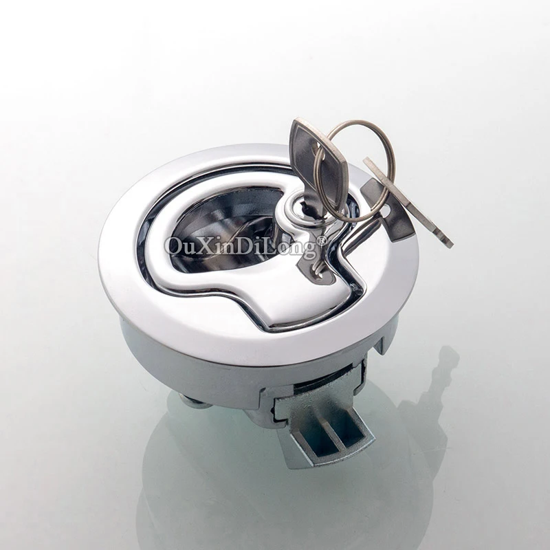NEW 8PCS Zinc Alloy Press Embedded Industrial Lock RV Marine Compartment Hidden Pulls Lock Switch Control Electric Cabinet Locks