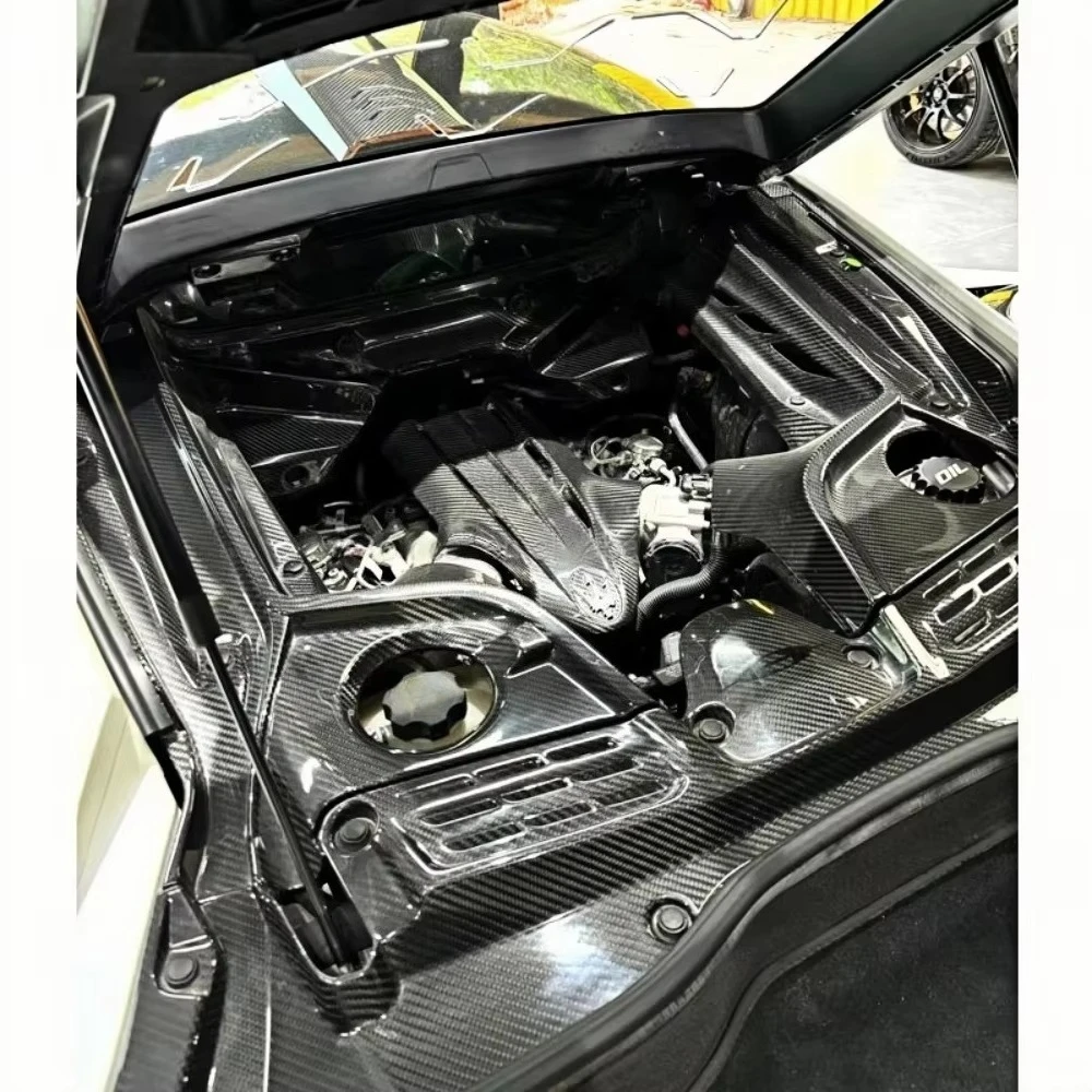 

Капот двигателя из сухого карбона в стиле OEM для Maserati MC20 (модифицированный)
