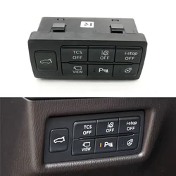 Car Multifunctional Reversing Radar Warning Button TCS I-stop Switch Assembly For Mazda CX3 CX5 CX8 3 Axela 6 Atenza