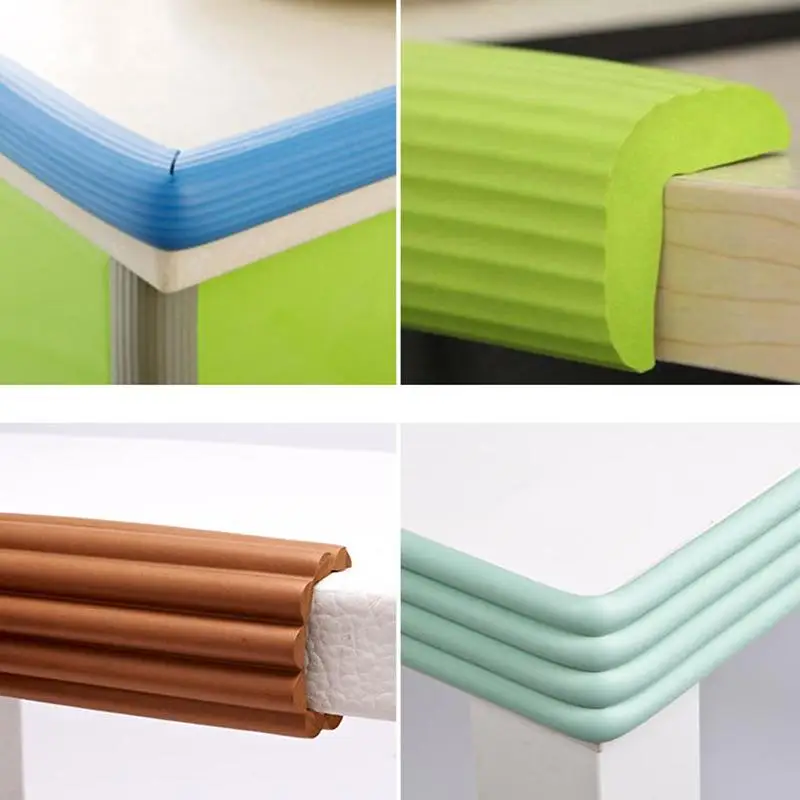New 1/2PCS Baby Safety Foam Corner Guard Edge Protector Kids Aircon Seal Dustproof Energy Saving Furniture Edge Protection