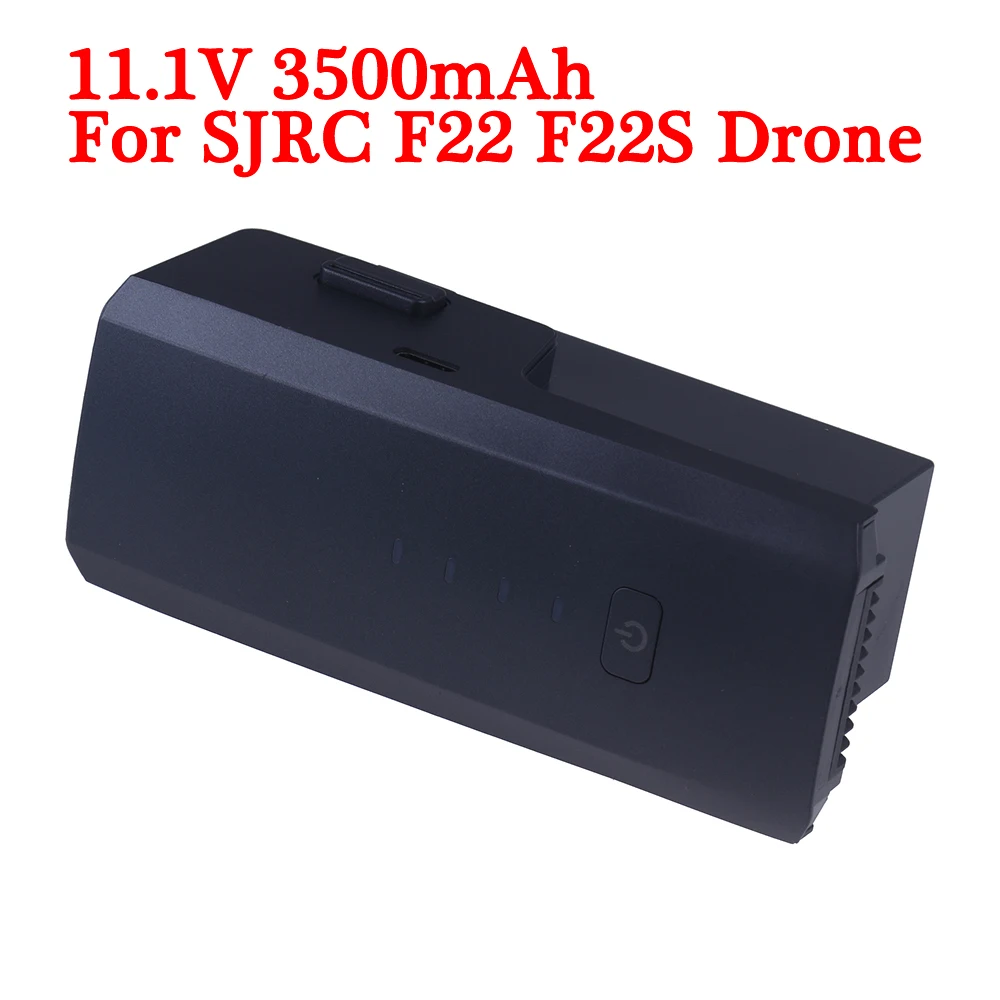 

For SJRC F22 F22S 4K PRO 5G Wifi GPS Drone Battery 11.1V 3500mAh RC Quadcopter Spare Parts LiPo Intelligent Drones Battery