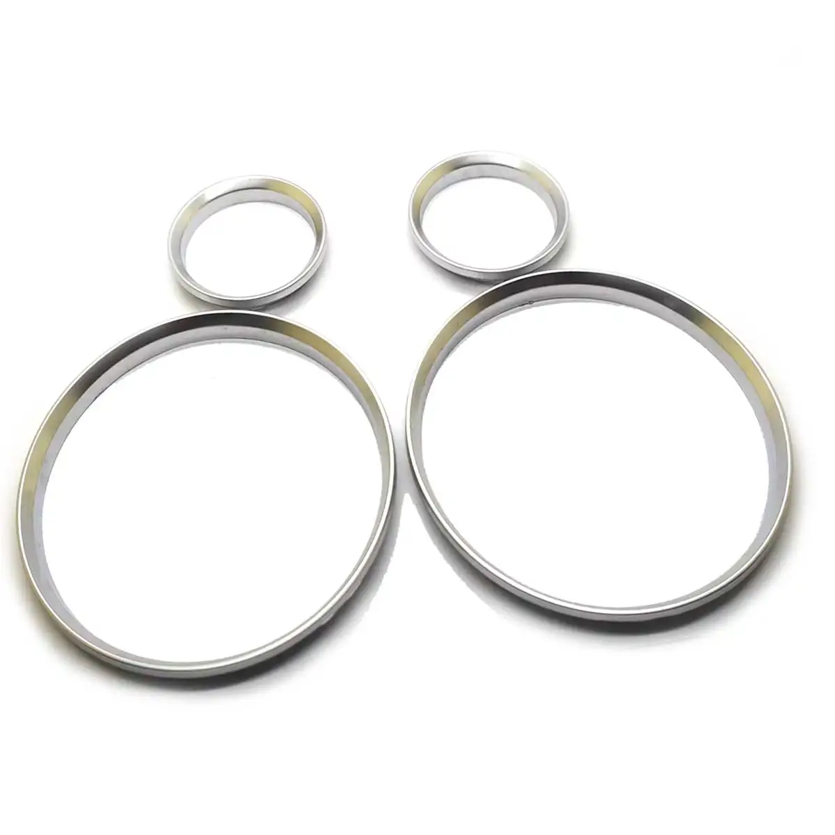 

Speedometer Gauge Dial Rings Bezel Trim For BMW E30 3 Series(Matte Silver )