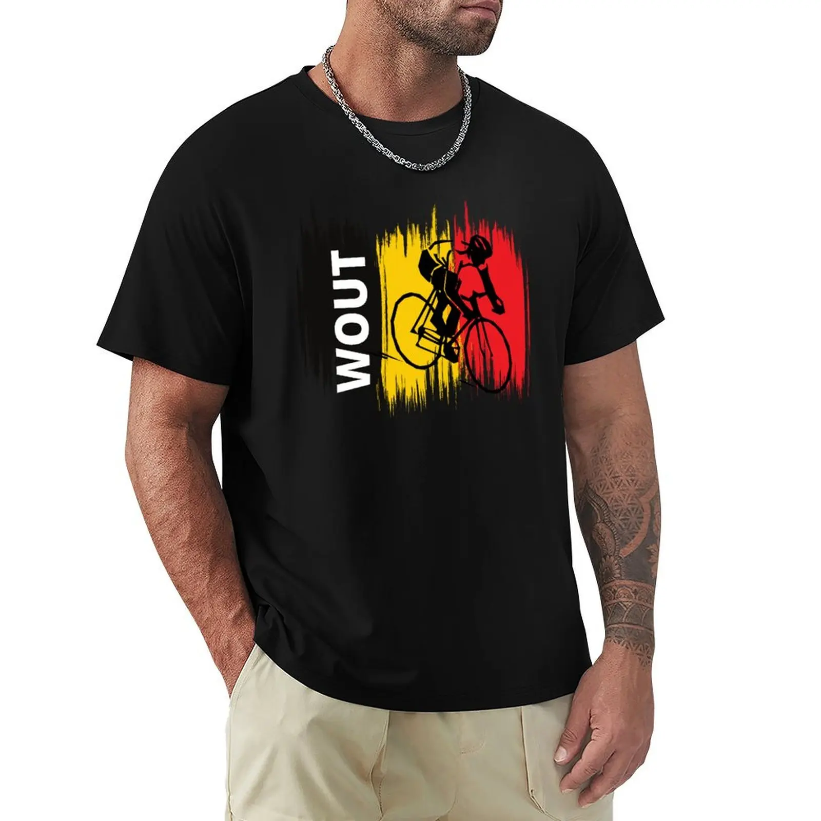

Wout Van Aert T-Shirt Independence Day Short Sleeve T-Shirt