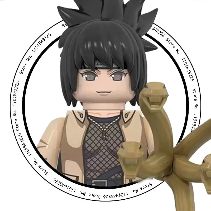 WM6152 Naruto Bausteine Ootutuki Momoshiki Mitsuki Gaara Namikaze Minato Tobirama Actionfigur Zubehör für Kinder