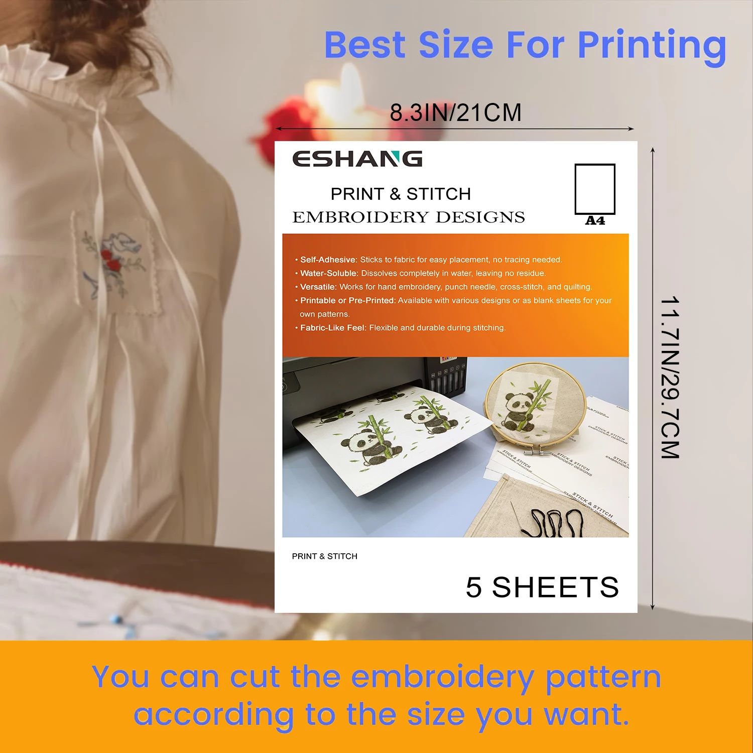 New ESHANG 5PCS 8.3