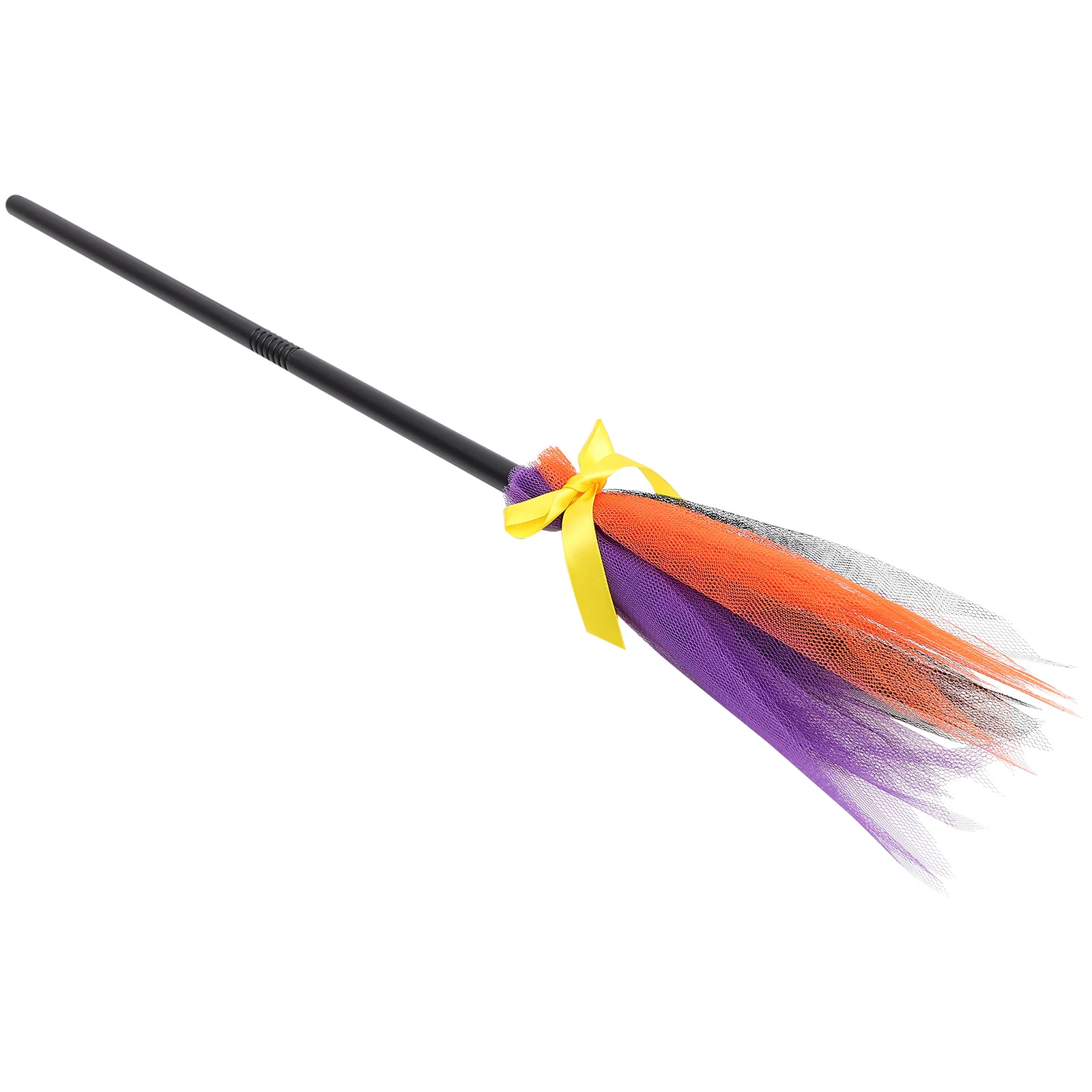 Halloween Besom Prop Heksenkostuum Accessoire Kleurrijk Lichtgewicht Gemakkelijk mee te nemen Rollenspel Decoratie Heksenbezem Halloween Besom