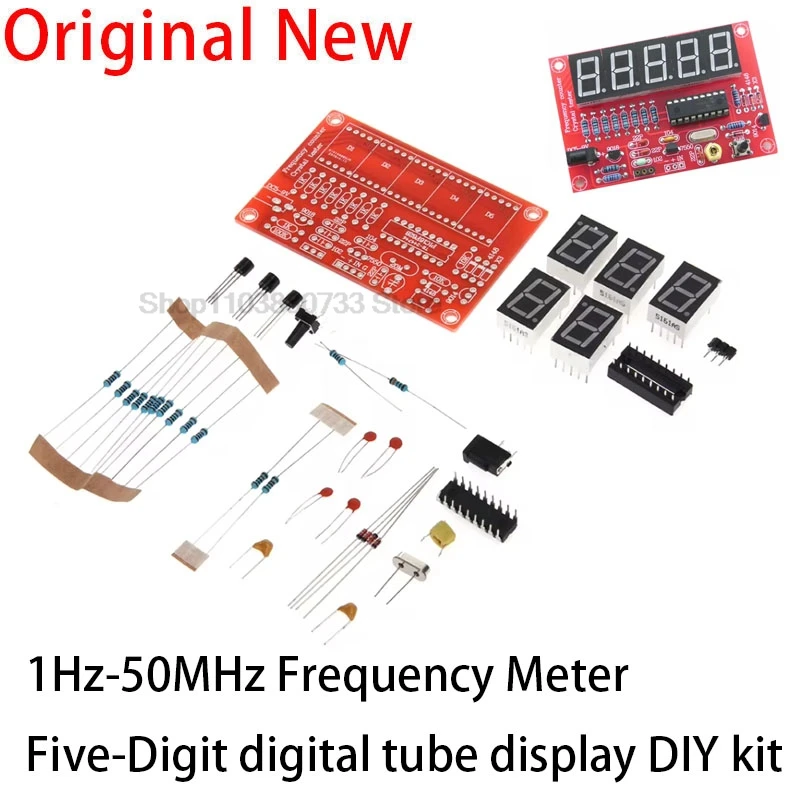 DIY Kits RF 1Hz-50MHz USB 5V Crystal Oscillator Frequency Counter Meter Digital LED tester meter For arduino NEW