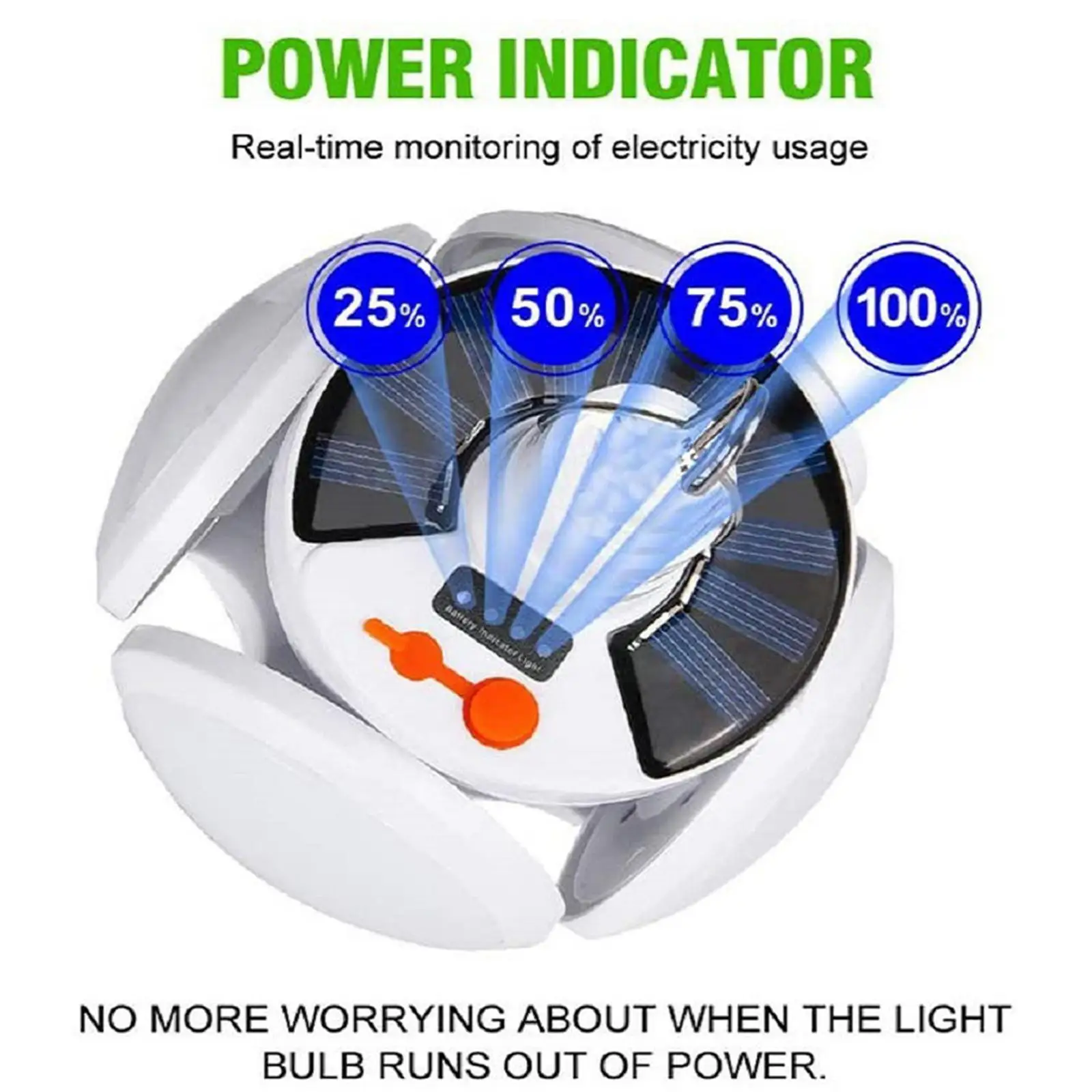 مصباح LED محمول مقاوم للماء للطاقة الشمسية ، لمبة قابلة للطي ، ضوء في الهواء الطلق ، أضواء الطوارئ ، الشحن ، التخييم ، الإضاءة الشمسية ، USB
