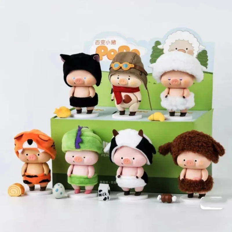 

8 см Свинья Popo Animal Series слепая коробка игрушка Caja Ciega Guess сумка девушка аниме персонаж милый подарок на день рождения девушке-сюрприз загадочная коробка