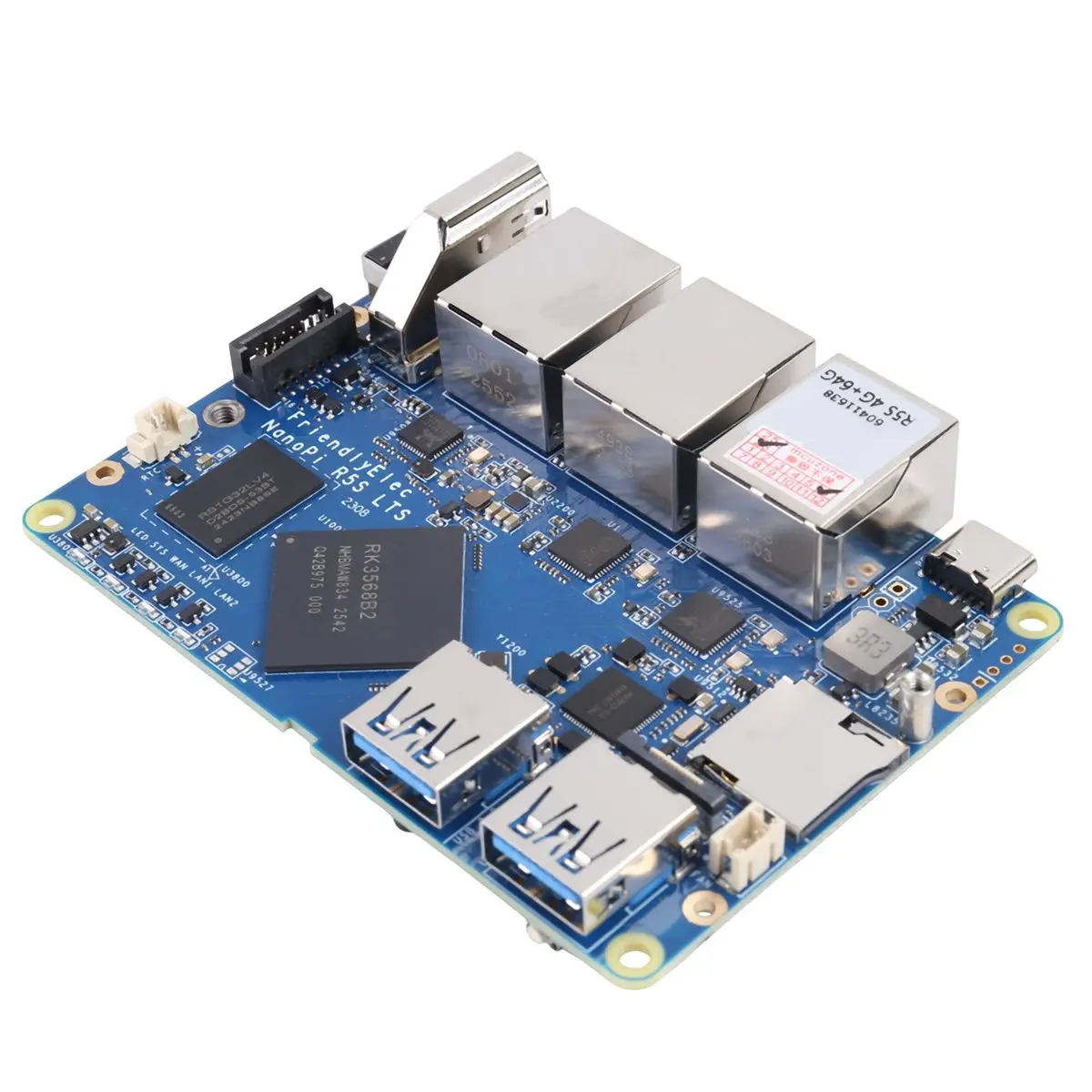 A99X For R5S Router 4G+32G RK3568 Development Board OpenWRT -Compatible Dual 2.5G Gigabit Network Router A