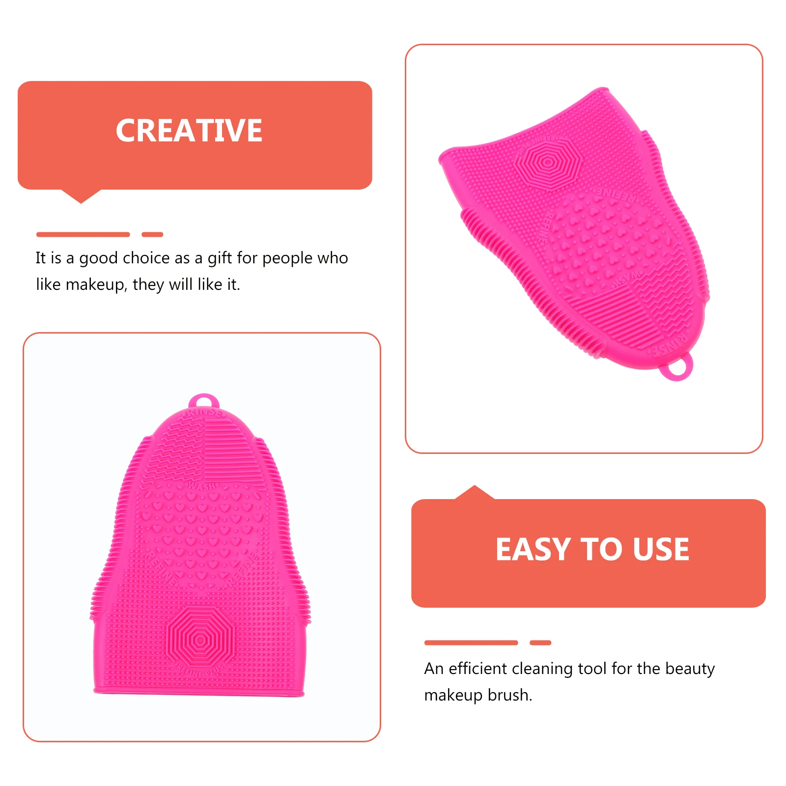 

Cleaning Brush Scrub Pad Make up Cleaner Cleansing Makeup Tools Facial Rosy Washing Mat Miss