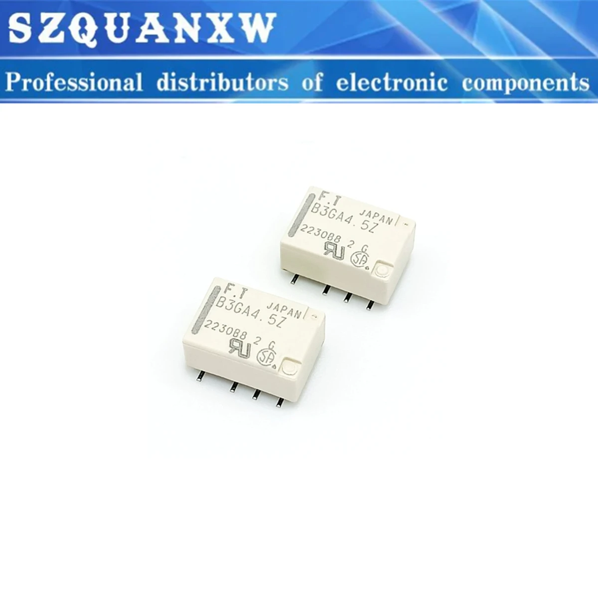5Pcs FTR- B3GA003Z B3GA4.50Z B3GA012Z B3GA024Z 3V 4.5V 12V 24VDC SMD8Pin Two sets of conversion ﻿Low Profile Signal Relay