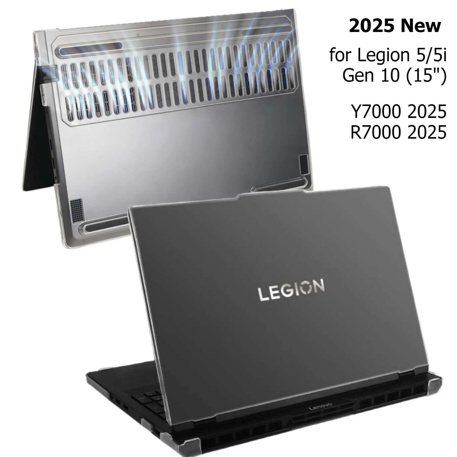 

Matte Frosted Cases for Lenovo Legion 5 5i Laptop Case 15" 2025 Slim Hard Skin Cover Anti-Scratch Shield for 2025 Y7000 R7000