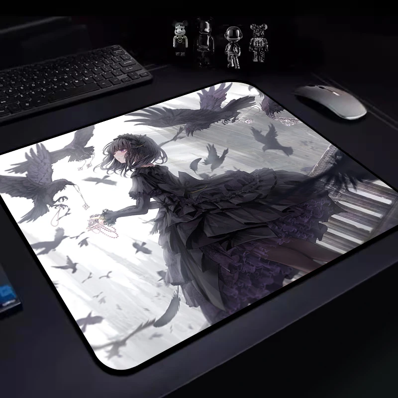 

45x40x0.4cm E-Sports Gaming Mouse Pad Gamer Premium Ultrafine Surface Mousepad Professional Speed Mouse Mat Anime Girl Table Mat