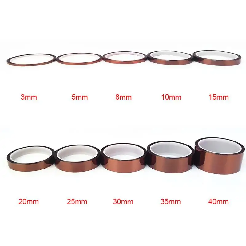 3-100 مللي متر كابتون الشريط بوليميد لاصق عازل لاصق كابونوفيسي СКТч شريط حراري لحماية اللوحة