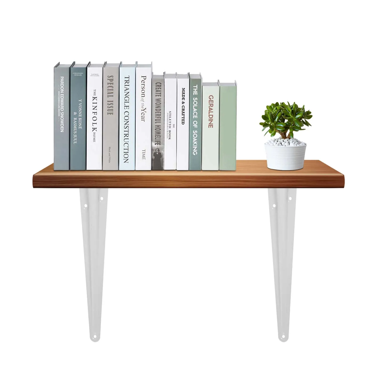 

12PCS Sturdy Folding Shelf Brackets Metal Triangle Table Bench Folding Shelf Brackets, Folding Shelf Hinge Wall Mounted 2.6lbs