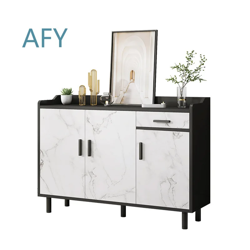 Dining Side Cabinet for Modern Home Tea Bar Machine Storage Unit Wall Mounted Simple Integrated Tea Cabinet for Household Use