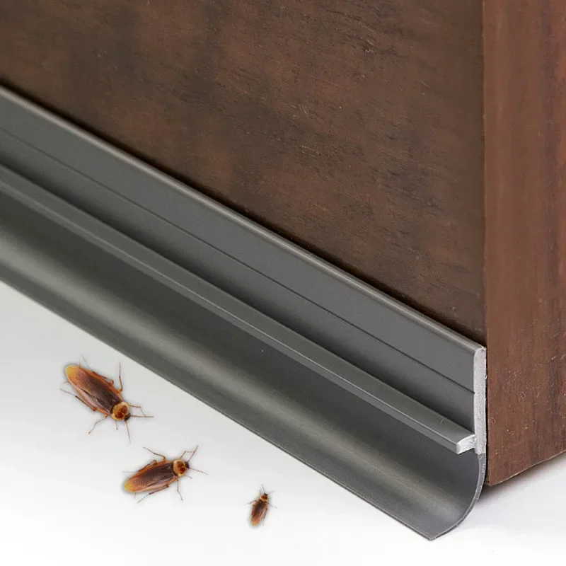 

Seal Strip for Bottom of Door Draft Stopper Anti-cold Soundproof Weatherstrip One Side Under Door Sealer Weather Stripping