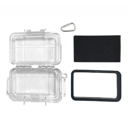 Waterproof Travel Case with Clear Design and Full Foam Lining for Maximum Safety of Valuables and Electronic Devices