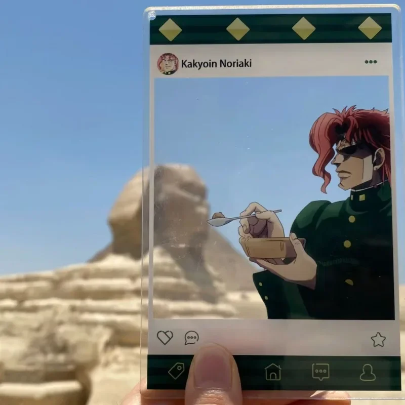 JoJo\'s Bizarre Adventure Acrylic Transparent Card Kujō Jōtarō Kira Yoshikage Anime Peripherals Delicate Photograph Ornamente