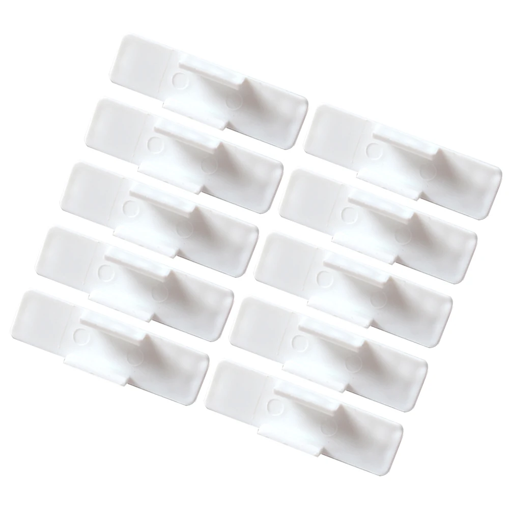

10pcs Portable Pen Clips Holder Whiteboard Marker Buckle Adhesive Sponge Multi-Use Clamp For Office Classroom School Stationery