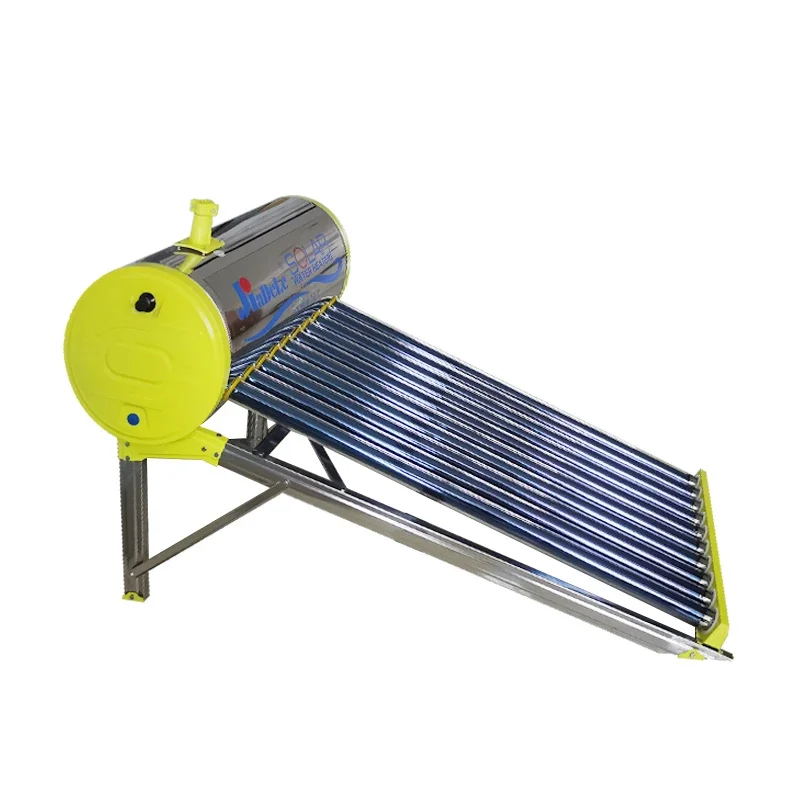 JIADELE Calentadores Solares Non-pressure Vacuum Tube Stainless Steel Solar Water Heater/Solar Geyser/Solar Boiler