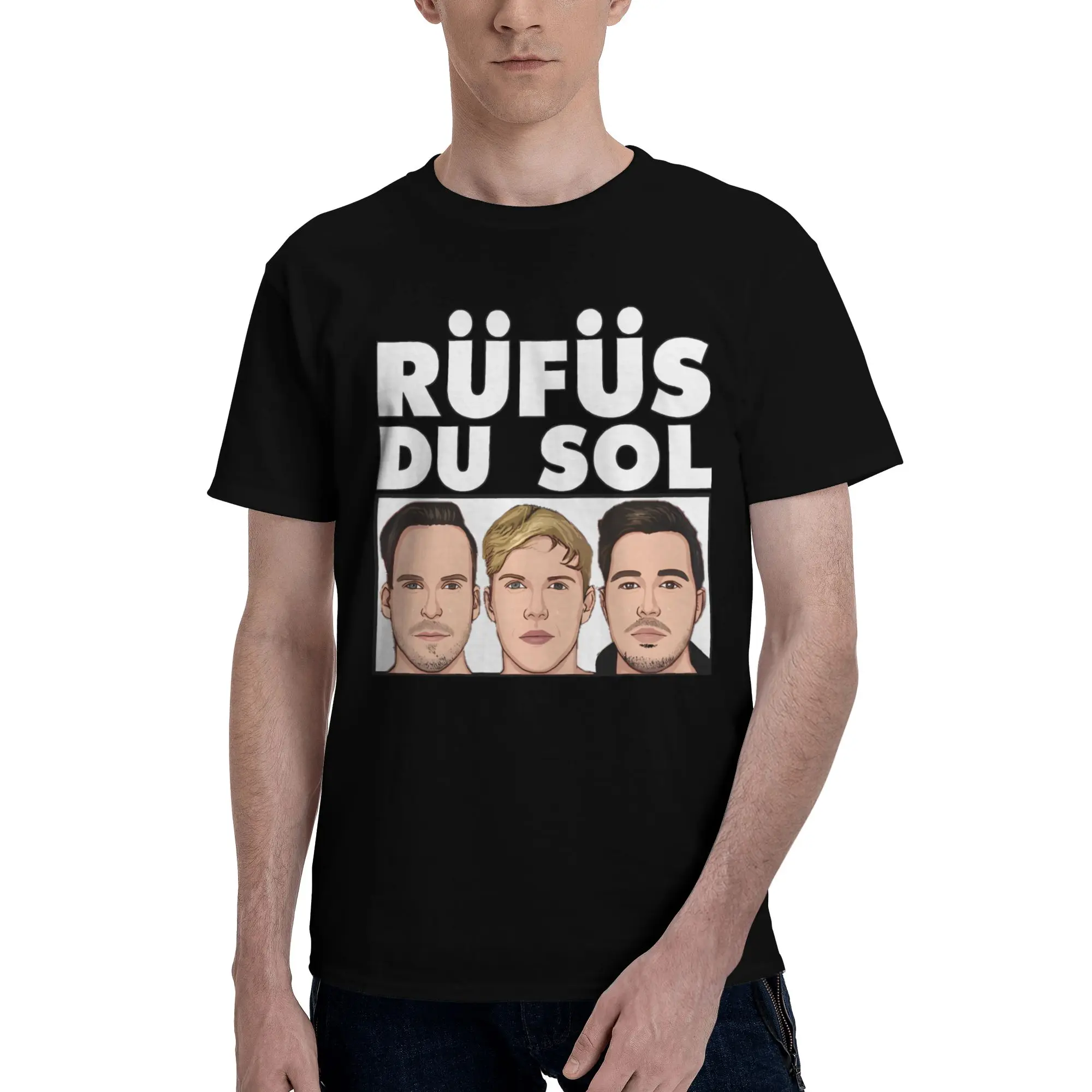 Rufus Du Sol 2026 Concert Print T Shirts for Men Women  Cotton  Tee Shirt Clothing