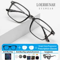 Fashion Square Brand Design TR90 Reading Glasses Women Myopia Hyperopia Optical Prescription Presbyopia Anti Blue Ray Eyewear