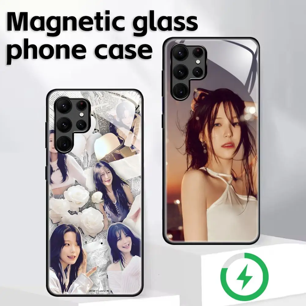 Singer B-Baek J-Ji-heonES  Phone Case For Samsung S25 S24 S23 S22 S21 S20 Plus Ultra Note20 Glass Magnetic Case