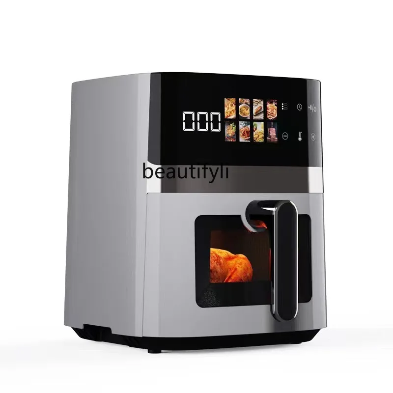 Nuovo forno elettrico visivo per friggitrice elettrica multifunzione con schermo a colori per friggitrice ad aria intelligente