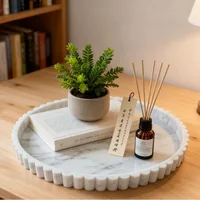 30Cm Silicone Lace Round Fruit Tray Jewelry Sundries Storage Tray Household Silicone Food Tray Fruit Tray Multifunctional - Image 2