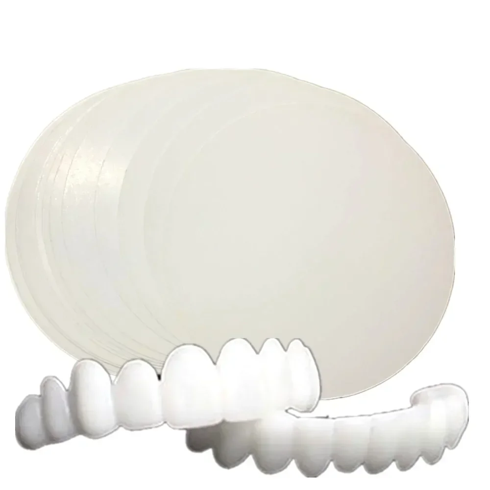 Perfect Snap on Smile Veneers Fake Teeth Bright White Whitening Dental Oral Lab Material Molds Round Sheet Dental Equipment