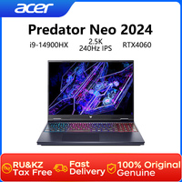 2024 Acer Predator Neo Gaming Laptop 16 Inch 2.5K 180Hz IPS Screen Notebook i9-14900HX 32GB 1TB RTX4060 Netbook Laptop Computer