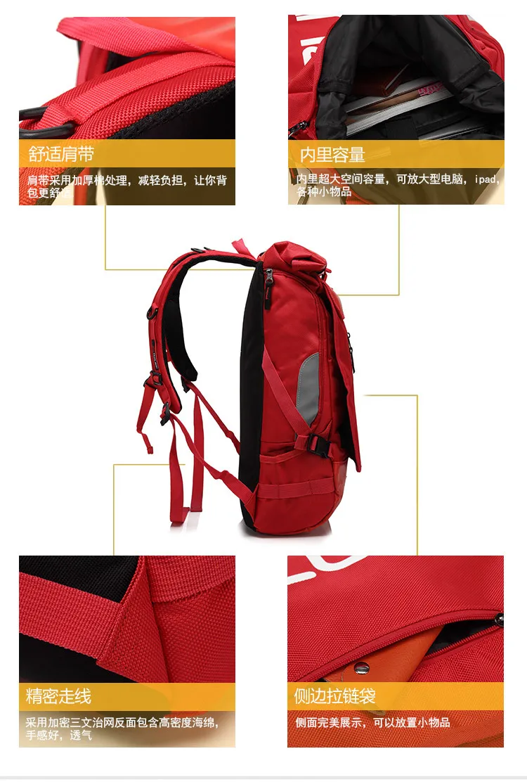 OZUKO Rucksack Männer 15,6 Zoll Laptop Wasserabweisende Schultasche für Teenager Casual Student Rucksäcke Männliche Reise Mochila Mode – Detail 22