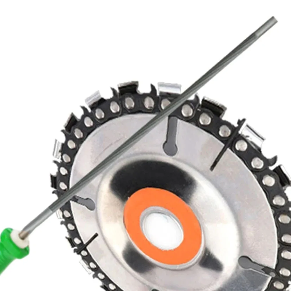 1pcs 4.0/4.8 Round High Carbon Steel Sharpening Chainsaw Saw Chain Files Sharpener Plastic Handle Hand Tools Accessories