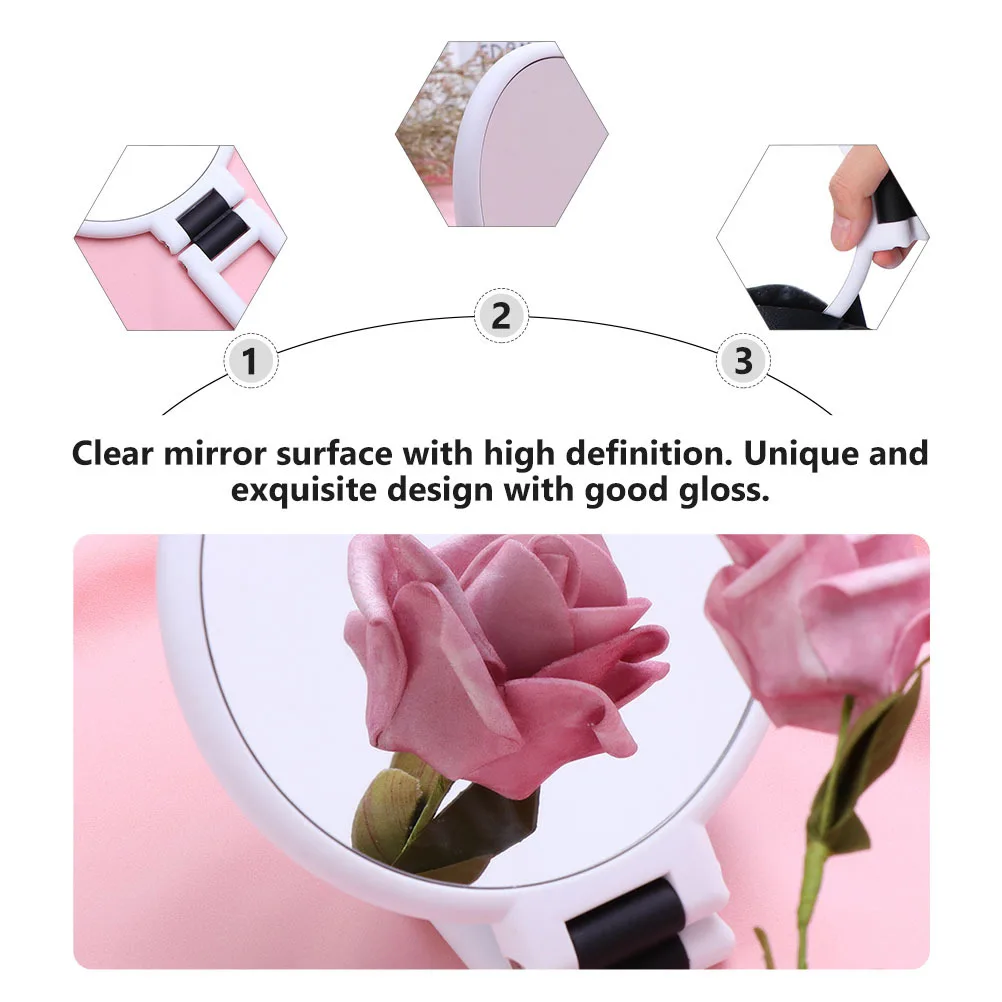 

Mirror Magnify Makeup Double Sided Travel Light Magnifying White Magnification Mirrors for