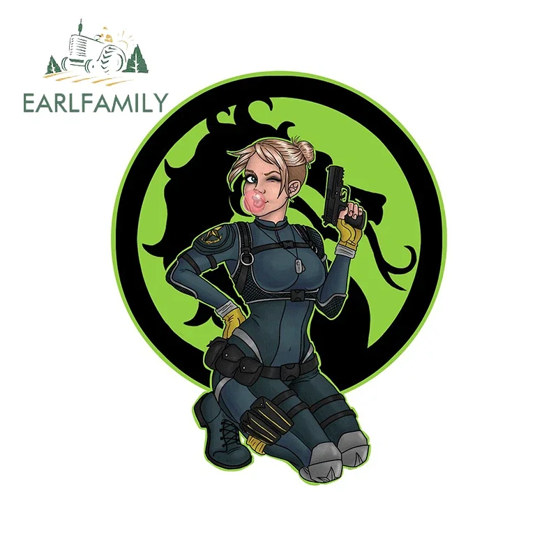 EARLFAMILY 13 см x 10,5 см для кассии Кейджа автомобильные наклейки ремонт забавная наклейка мультяшная графика Водонепроницаемый виниловый материал украшение