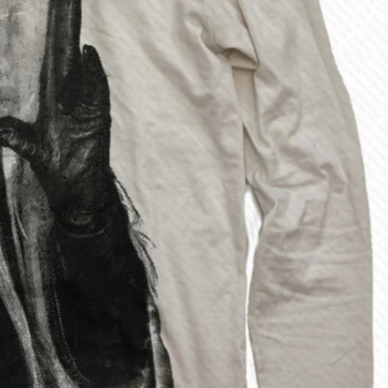 Emo Printing Sexy Y2k Long-sleeve Tops Gothic Punk Girl Graphic Women's Long-sleeve Tees Trashy Fairy Printing 2000s Long-sleeve image 5