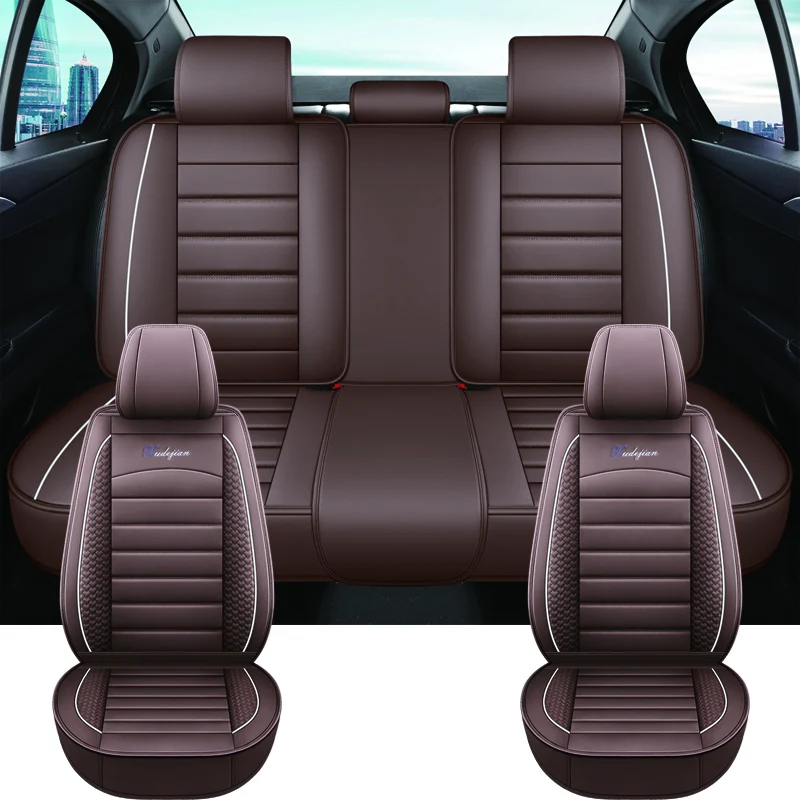 Universal Car Seat Covers For Nissan Tiida March X Trail T32 Qashqai J11 Rouge Navara D40 teana J32 Leaf Kicks Auto Accessories