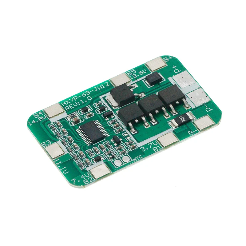 6S 12A/25A 24V 25.2V PCB BMS Protection Board For 6 Pack 18650 Li-ion Lithium Battery Cell Module New Arrival Balanced