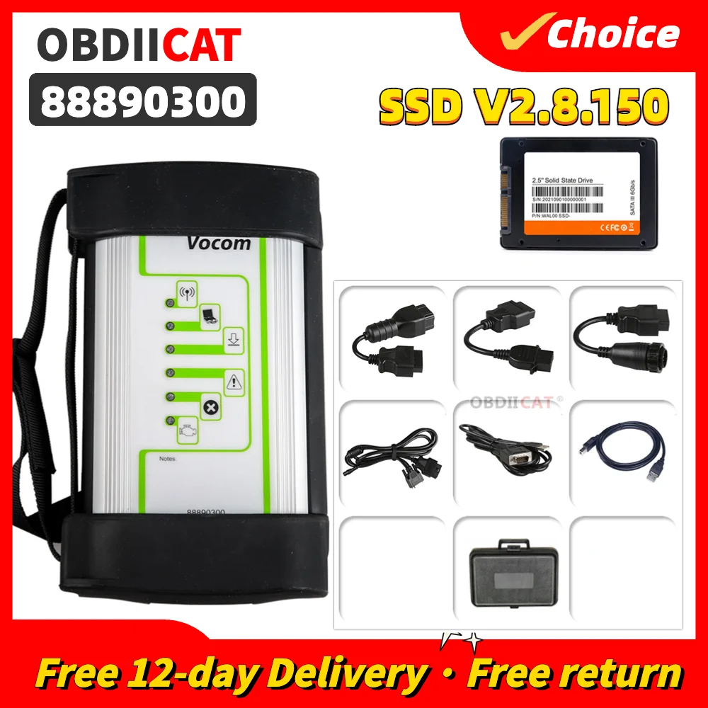 Heavy Duty Vocom 88890300 WIFI Interface Vocom 88890300 Truck Diagnose Tool For Truck Car Tools Auto