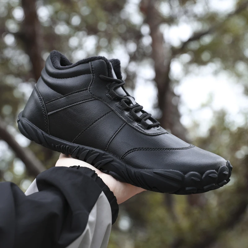 جديد الشتاء الجوارب في الهواء الطلق مقاوم للماء بيرفوت أحذية للرجال حذاء من الجلد أفخم حذاء ثلج دافئ عدم الانزلاق أحذية رياضية كاجوال حجم كبير #2