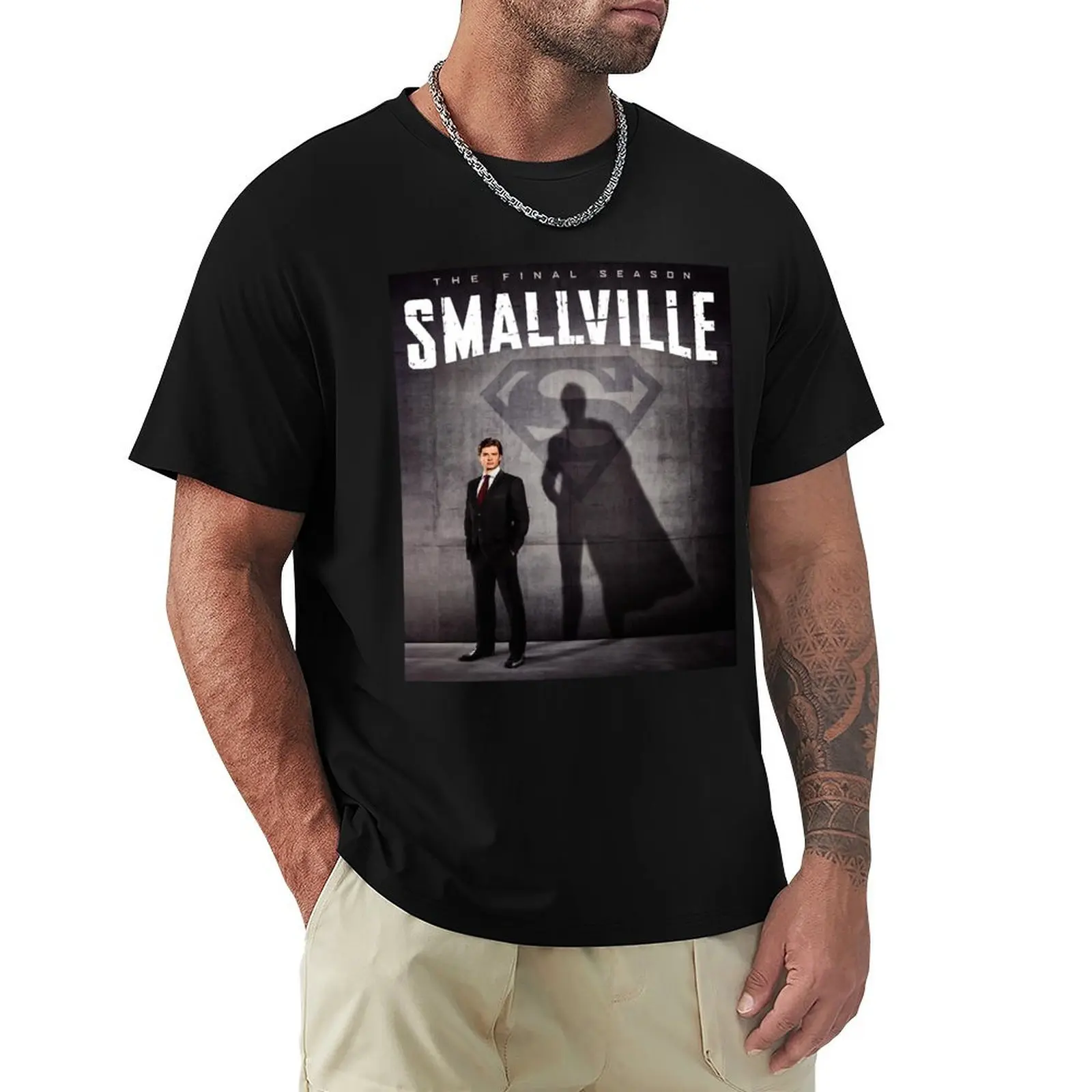 

SMALLVILLE LOGO T-Shirt blanks anime clothes Men's clothing