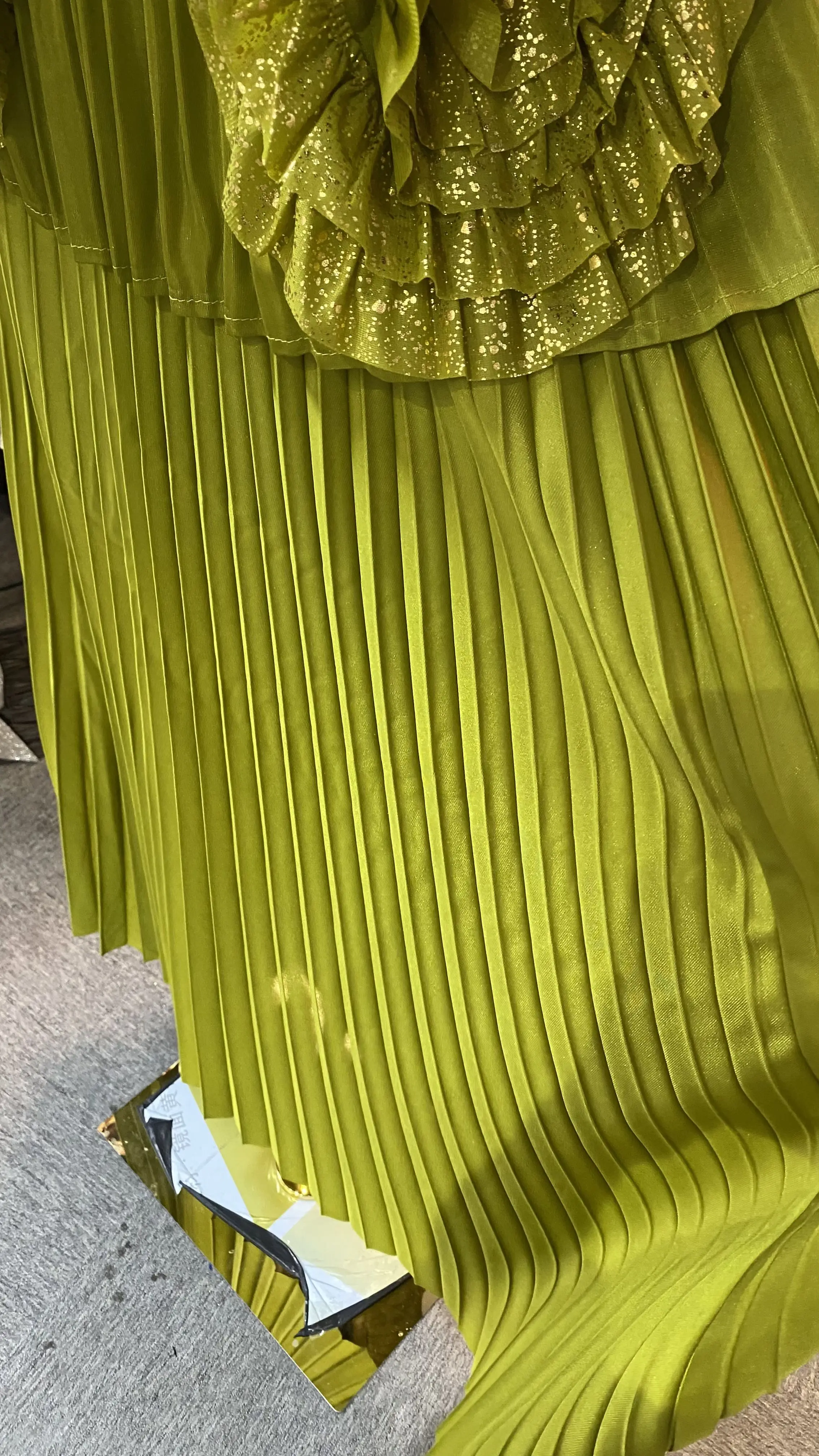 2025 New Style Pleated Women's Loose-fitting Fashionable Two-Piece Floral Dress-GZXX067