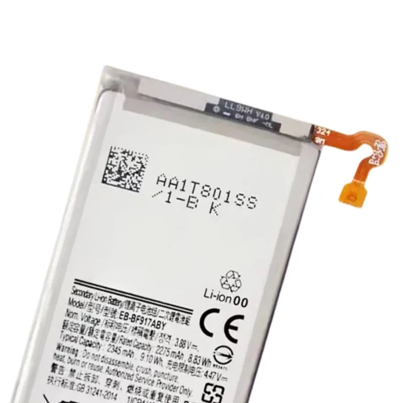 Replacement battery 3.88V 2275MAH EB-BF917ABY for Fold2 5G SM-F916 mobile phone battery 1pcs